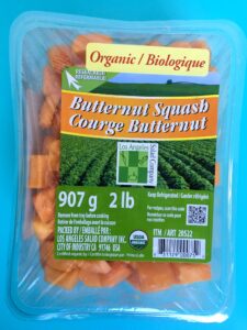 frozen chunks of butternut squash