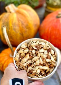 roasted pumpkin seeds
