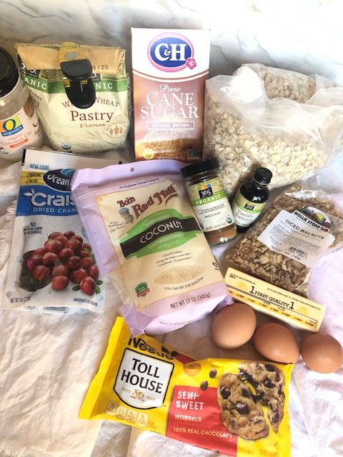 ingredients for cowboy cookies