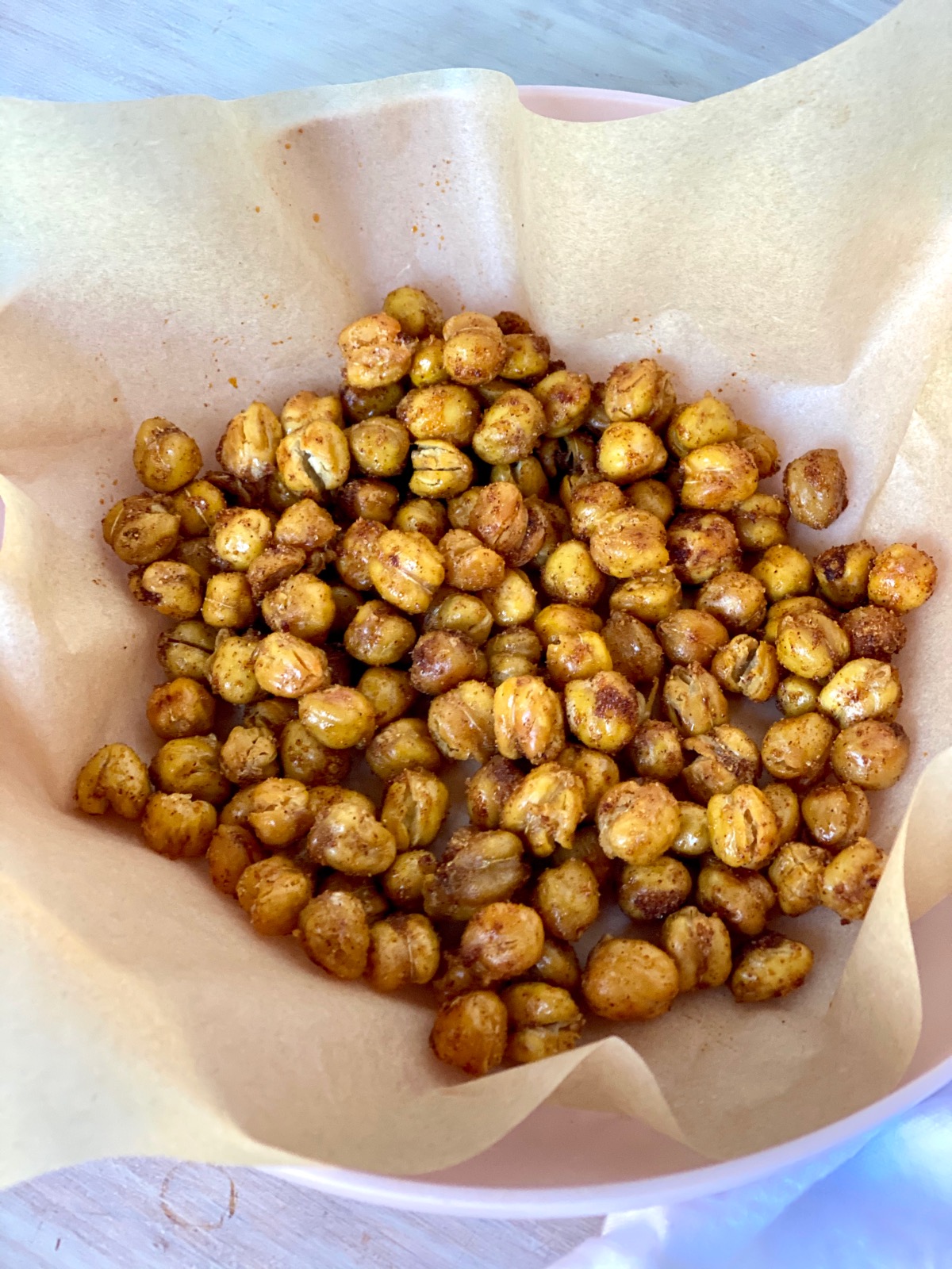 Roasted Spicy Chickpeas