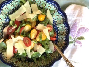 Salad with basic French Vinaigrette