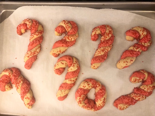 Twisted Peppermint Candy Cane Cookies