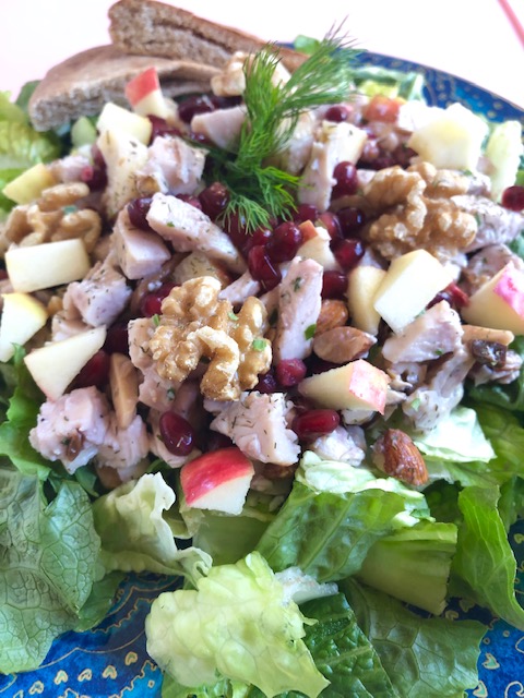 Chicken Waldorf salad