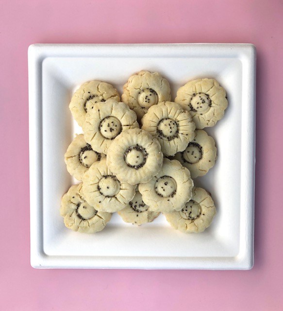 Naans Berenji | Persian Rice Flour Cookies Gluten free