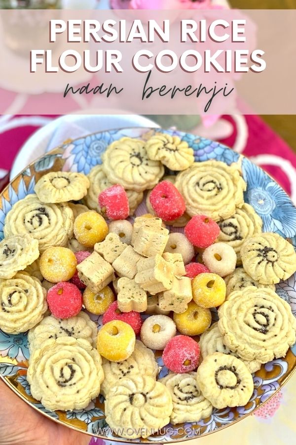 Persian Rice Flour Cookies Naan Berenji