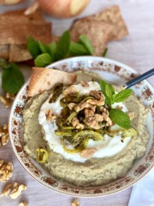 Persian Eggplant Dip Kashk Bademjoon Bademjan