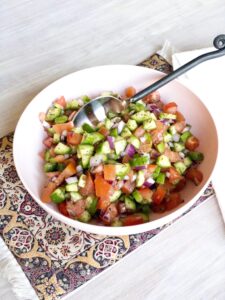 Persian Cucumber and Tomato Salad Salad Shirazi
