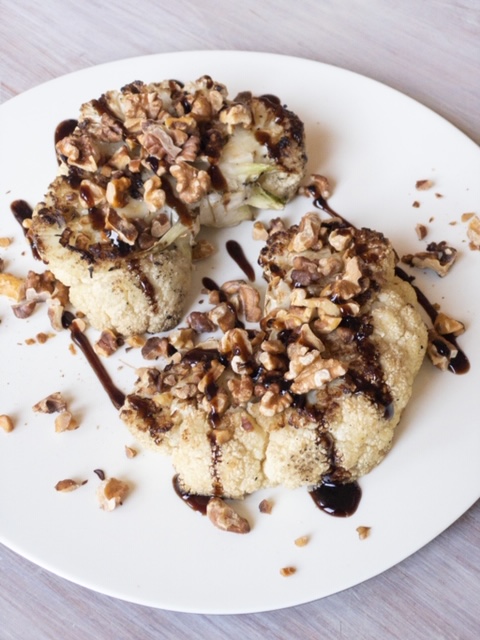 Grilled Balsamic Cauliflower Steaks