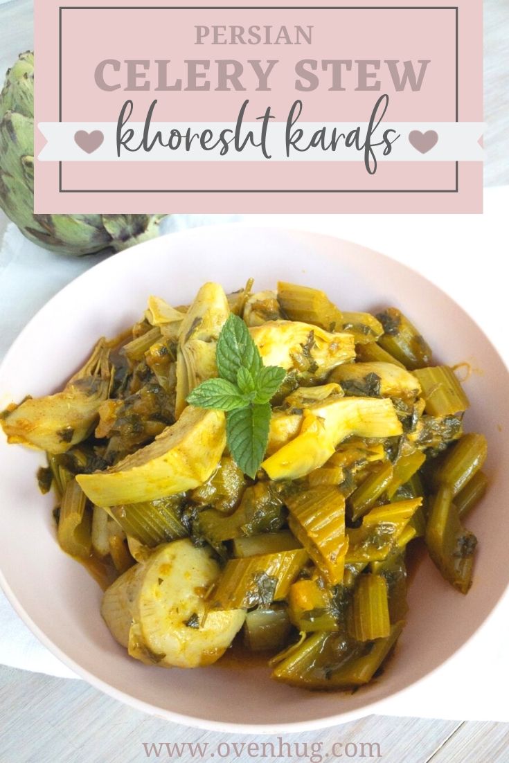 persian celery stew