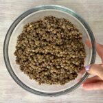 cooked lentils