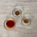 spices and bloomed saffron