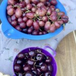grapes and cherries