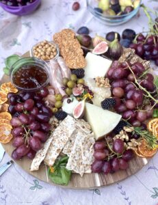Mediterranean Charcuterie Cheese Board