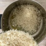 layering into the rice pot