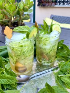sharbat sekanjabin Persian Mint Cucumber Drink