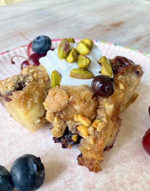 Vegan French toast casserole