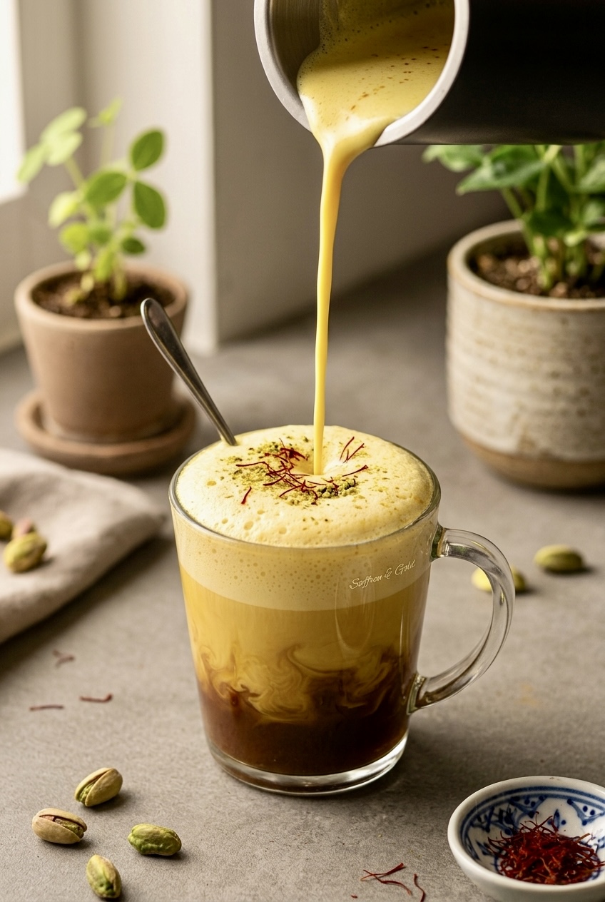 Golden Persian latte