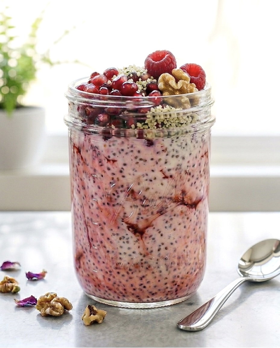 Pomegranate glow jar